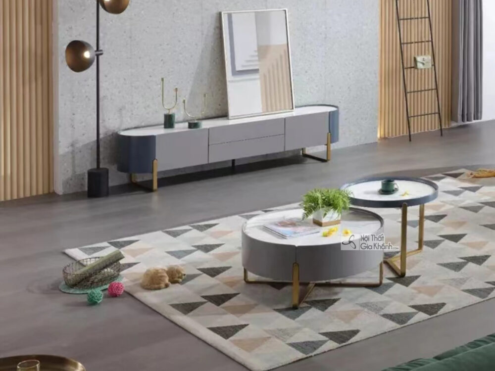 Kệ tivi Thông Minh Mặt Đá KTXD22-0329